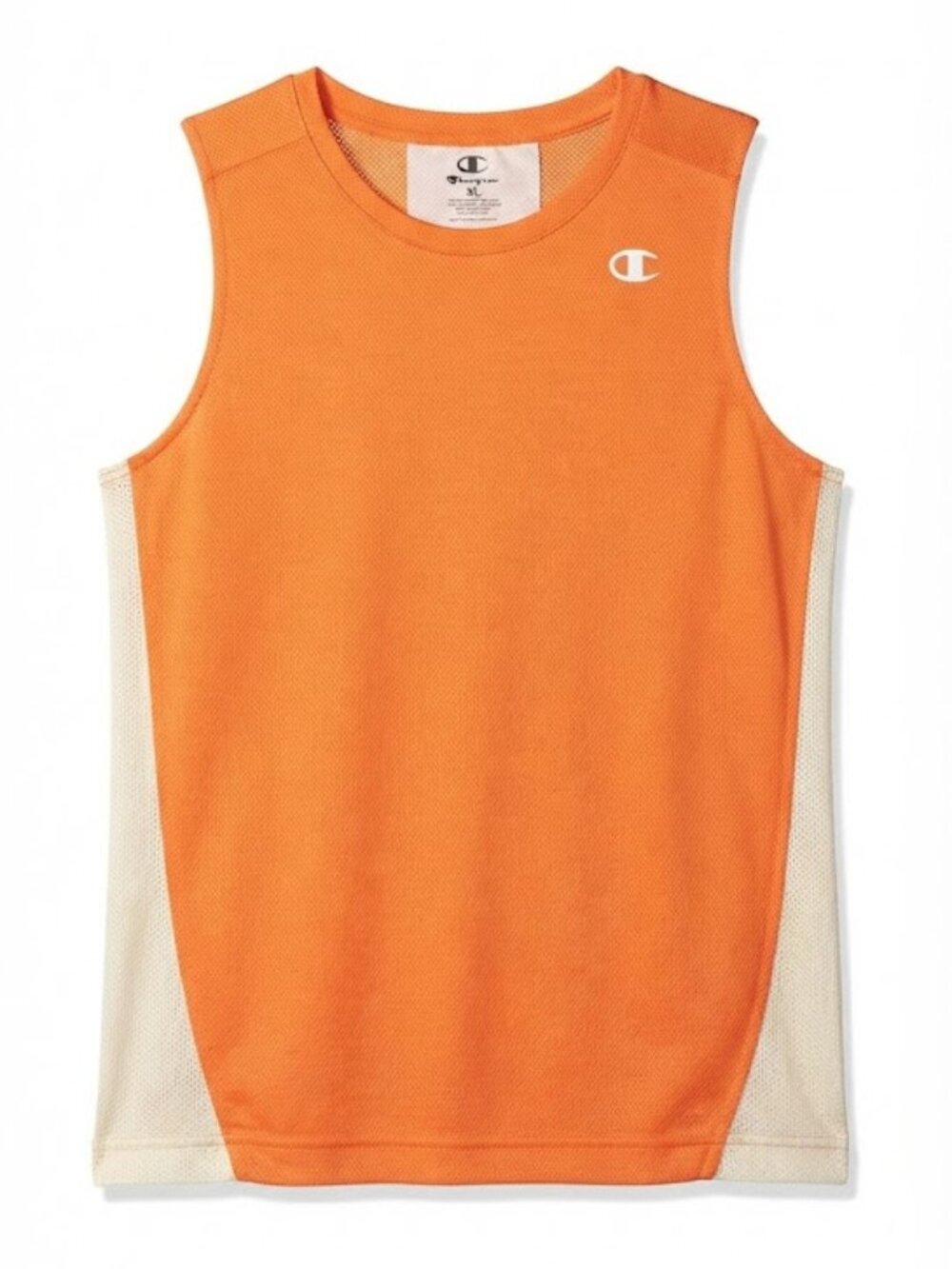 🦦5/$10🦦 Champion Boys Athletic Tank Top Size XS Extra Small Orange Mesh